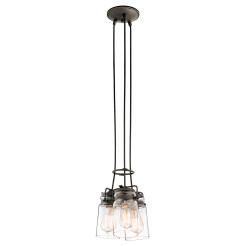 Lampa wisząca Brinley - 3 źródła światła - Postarzany brąz KL-BRINLEY3-OZ