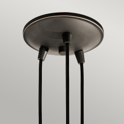 Lampa wisząca Brinley - 3 źródła światła - Postarzany brąz KL-BRINLEY3-OZ