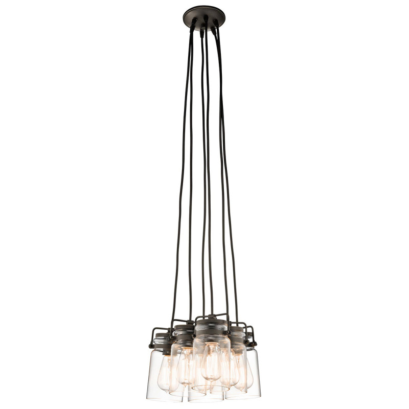 Lampa wisząca Brinley - 6 źródeł światła - Postarzany brąz KL-BRINLEY6-OZ