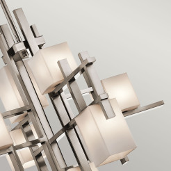 Żyrandol City Lights - 7 źródeł światła - Pewter KL-CITY-LIGHTS7A