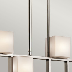 Lampa wyspowa City Lights - 7 źródeł światła - Pewter KL-CITY-LIGHTS7B
