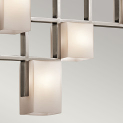 Lampa wyspowa City Lights - 7 źródeł światła - Pewter KL-CITY-LIGHTS7B