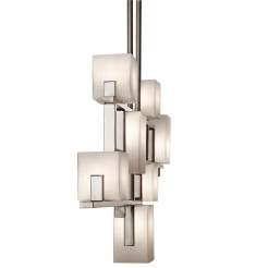 Lampa wyspowa City Lights - 7 źródeł światła - Pewter KL-CITY-LIGHTS7B