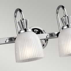 Kinkiet Cora - 4 źródła światła - Polerowany chrom KL-CORA4-BATH