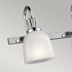 Kinkiet Cora - 4 źródła światła - Polerowany chrom KL-CORA4-BATH