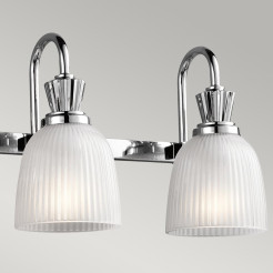 Kinkiet Cora - 4 źródła światła - Polerowany chrom KL-CORA4-BATH