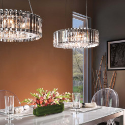 Żyrandol Crystal Skye - 8 źródeł światła - Chrom KL-CRYSTAL-SKYE8