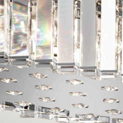 Lampa wyspowa Crystal Skye - 12 źródeł światła - Chrom KL-CRYSTAL-SKYE-I-L