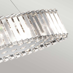Lampa wyspowa Crystal Skye - 8 źródeł światła - Chrom KL-CRYSTAL-SKYE-ISLE