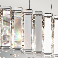 Lampa wyspowa Crystal Skye - 8 źródeł światła - Chrom KL-CRYSTAL-SKYE-ISLE