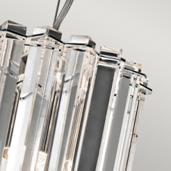 Mała lampa wisząca Crystal Skye - 2 źródła światła - Chrom KL-CRYSTAL-SKYE-MP