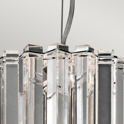 Mała lampa wisząca Crystal Skye - 2 źródła światła - Chrom KL-CRYSTAL-SKYE-MP