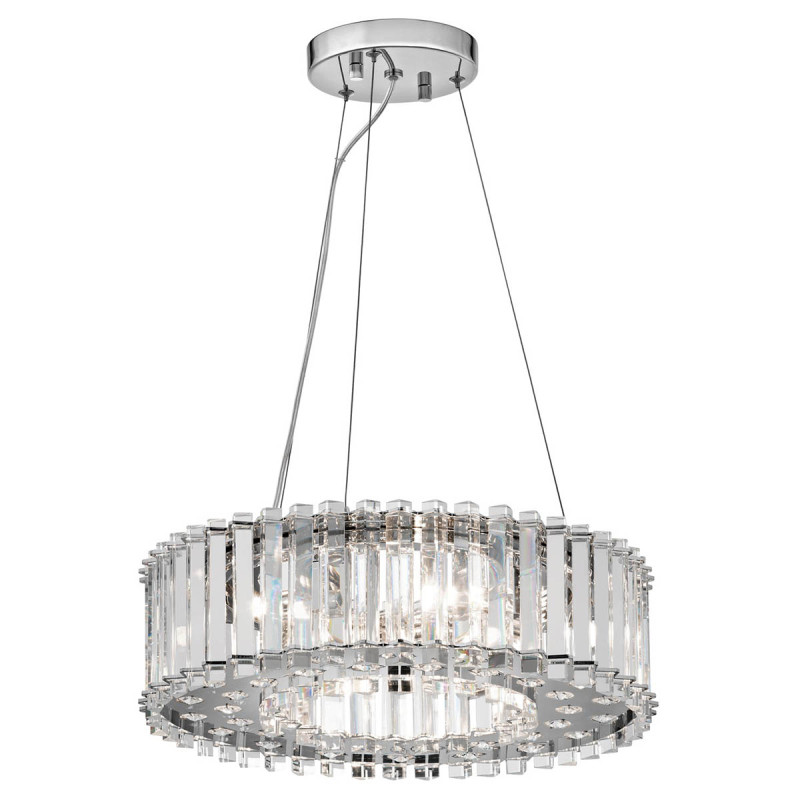 Lampa wisząca Crystal Skye - 6 źródeł światła - Chrom KL-CRYSTAL-SKYE-P-A