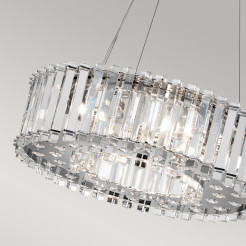 Lampa wisząca Crystal Skye - 6 źródeł światła - Chrom KL-CRYSTAL-SKYE-P-A