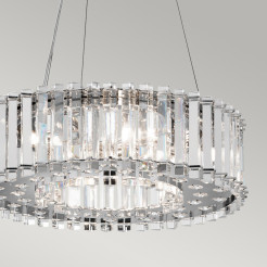 Lampa wisząca Crystal Skye - 6 źródeł światła - Chrom KL-CRYSTAL-SKYE-P-A