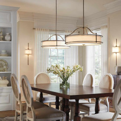 Lampa wisząca Emory - 4 źródła światła - Postarzany brąz KL-EMORY-P-M-OZ