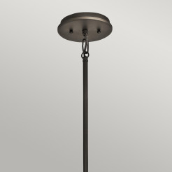 Lampa wisząca Emory - 4 źródła światła - Postarzany brąz KL-EMORY-P-M-OZ