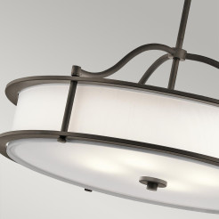 Lampa wisząca Emory - 4 źródła światła - Postarzany brąz KL-EMORY-P-M-OZ