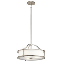 Lampa wisząca Emory - 3 źródła światła - Pewter KL-EMORY-P-S-CLP