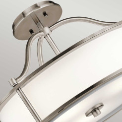 Lampa wisząca Emory - 3 źródła światła - Pewter KL-EMORY-P-S-CLP