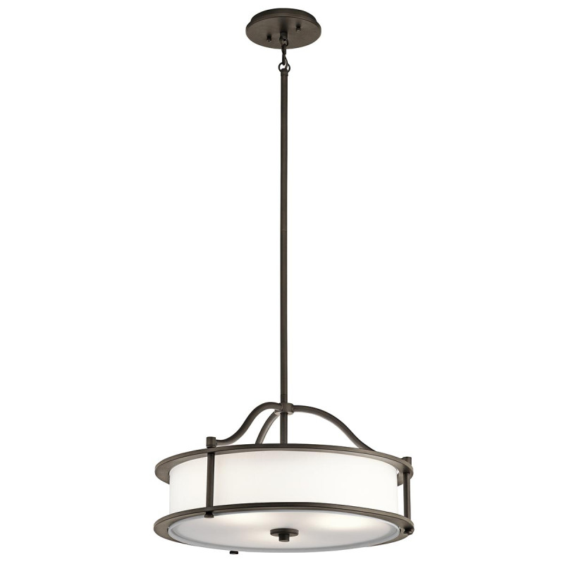 Lampa wisząca Emory - 3 źródła światła - Postarzany brąz KL-EMORY-P-S-OZ