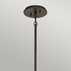 Lampa wisząca Emory - 3 źródła światła - Postarzany brąz KL-EMORY-P-S-OZ