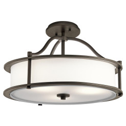 Lampa wisząca Emory - 3 źródła światła - Postarzany brąz KL-EMORY-P-S-OZ