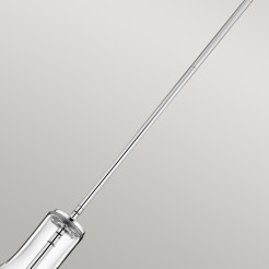 Mała lampa wisząca Everly - 1 źródło światła - Chrom KL-EVERLY-P-S-CH