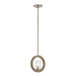 Lampa wisząca / Kinkiet / Półplafon Grand Bank - 1 źródło światła - Postarzana antyczna szarość KL-GRAND-BANK1