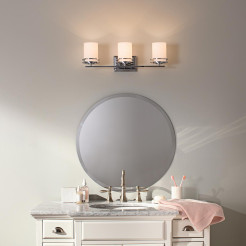 Kinkiet Hendrik - 3 źródła światła - Polerowany chrom KL-HENDRIK3-BATH