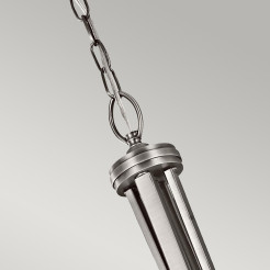 Duża lampa wisząca Lacey - 4 źródła światła - Antyczny pewter KL-LACEY-P-L-AP