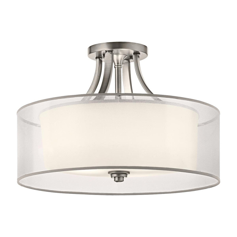 Półplafon Lacey - 4 źródła światła - Antyczny pewter KL-LACEY-SFM-AP