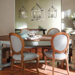 Średnia lampa wisząca Larkin - 3 źródła światła - Szczotkowany nikiel KL-LARKIN-P-M-NI