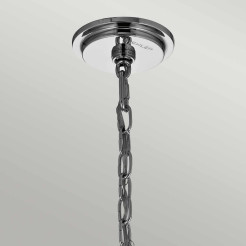 Lampa wisząca Piper - 6 źródeł światła - Polerowany chrom KL-PIPER-6P-PC