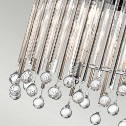 Lampa wyspowa Piper - 6 źródeł światła - Polerowany chrom KL-PIPER-ISLE-PC