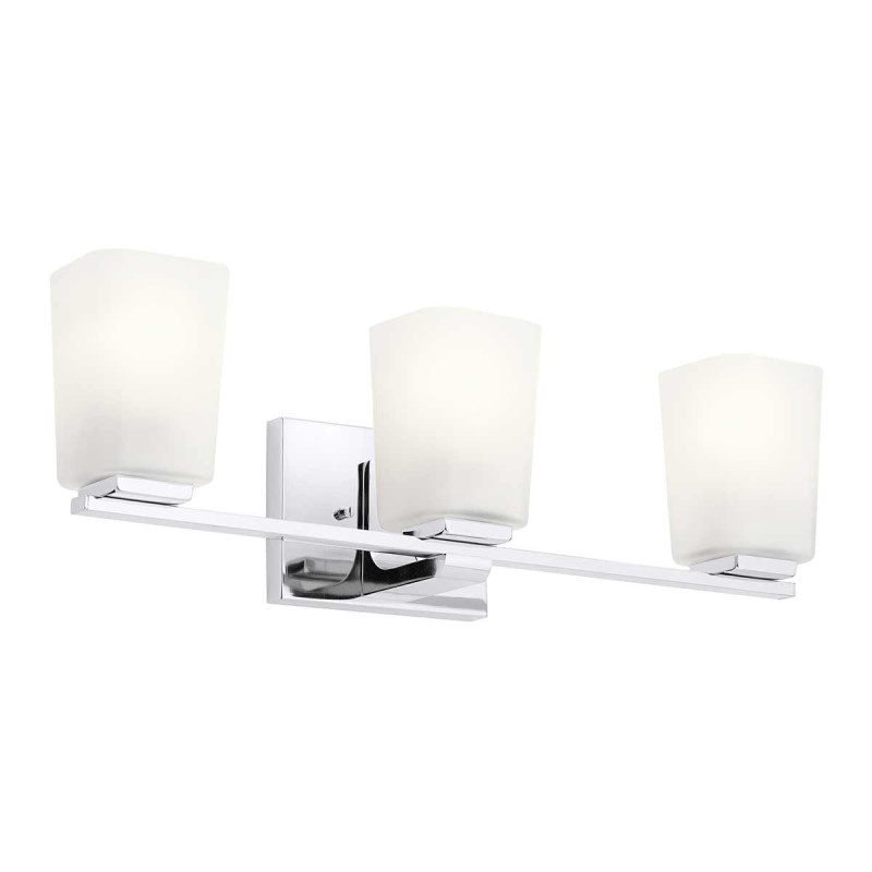Kinkiet Roehm - 3 źródła światła - Polerowany chrom KL-ROEHM3-PC