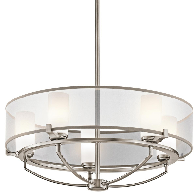Żyrandol Saldana - 5 źródeł światła - Pewter KL-SALDANA5