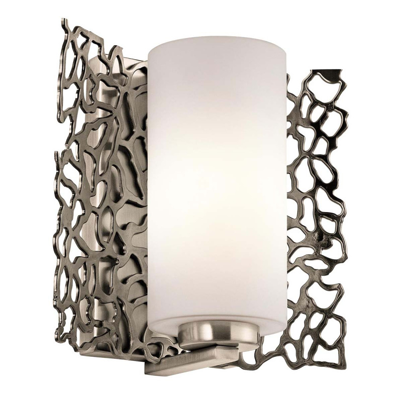 Kinkiet Silver Coral - 1 źródło światła - Pewter KL-SILVER-CORAL1