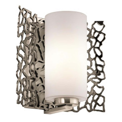 Kinkiet Silver Coral - 1 źródło światła - Pewter KL-SILVER-CORAL1