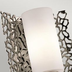 Kinkiet Silver Coral - 1 źródło światła - Pewter KL-SILVER-CORAL1