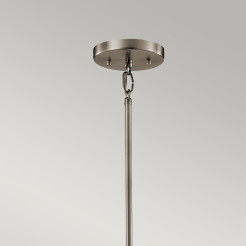 Mała lampa wisząca Silver Coral - 1 źródło światła - Pewter KL-SILVER-CORAL-MP