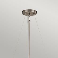 Lampa wisząca Silver Coral - 3 źródła światła - Pewter KL-SILVER-CORAL-P-A
