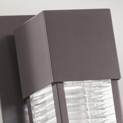 Latarnia naścienna Sorel - 1 źródło światła - Architektoniczny brąz KL-SOREL2-M-LED