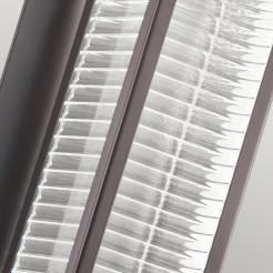Latarnia naścienna Sorel - 1 źródło światła - Architektoniczny brąz KL-SOREL2-M-LED