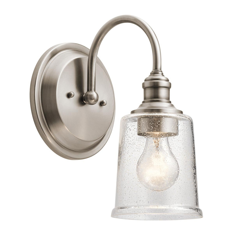 Kinkiet Waverly - 1 źródło światła - Pewter KL-WAVERLY1-CLP