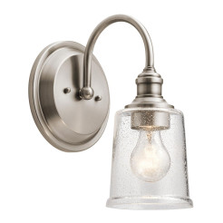 Kinkiet Waverly - 1 źródło światła - Pewter KL-WAVERLY1-CLP