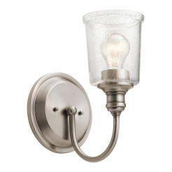 Kinkiet Waverly - 1 źródło światła - Pewter KL-WAVERLY1-CLP
