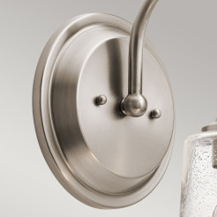 Kinkiet Waverly - 1 źródło światła - Pewter KL-WAVERLY1-CLP