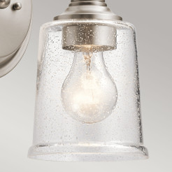 Kinkiet Waverly - 1 źródło światła - Pewter KL-WAVERLY1-CLP