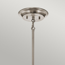Mała lampa wisząca Waverly - 1 źródło światła - Pewter KL-WAVERLY-MP-CLP
